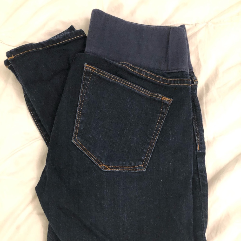 Dark wash Maternity Skinny Jeans